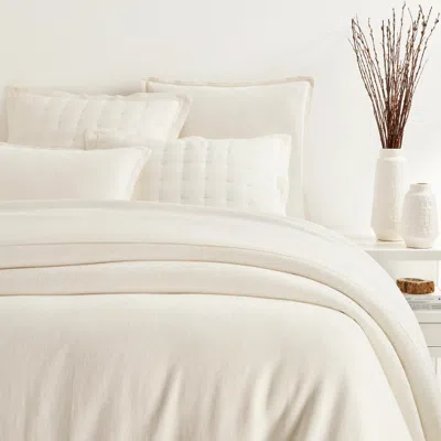 Annie Selke Sumptuous Chenille Ivory Coverlet - Twin/twin Xlarge In White