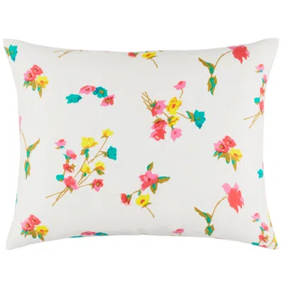 Annie Selke Taffeta Floral Multi Sham - Standard