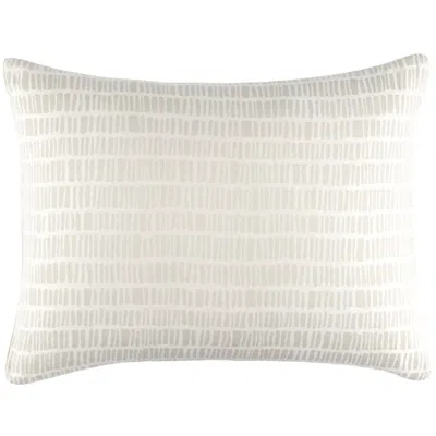 Annie Selke Talus Plaster Sham - Standard In White