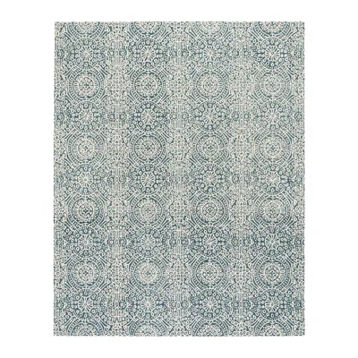 Annie Selke Temple Ink Hand Micro Hooked Wool Rug - 8x10 In Black