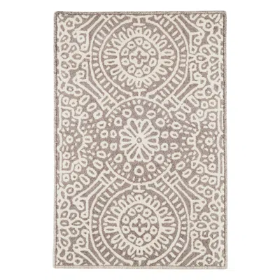 Annie Selke Temple Taupe Hand Micro Hooked Wool Custom Rug In Brown
