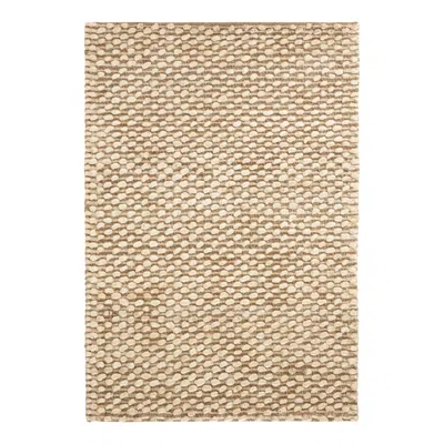 Annie Selke Textured Natural Handwoven Jute Rug - Runner-2.5x8 In Brown