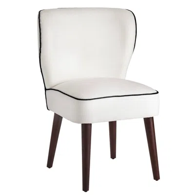 Annie Selke The Springs White/black Chair In Multi