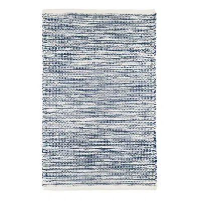 Annie Selke Tideline Navy Handwoven Indoor/outdoor Rug - 3x5 In Blue