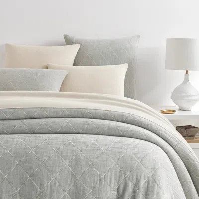 Annie Selke Tilden Natural/grey Matelasse Coverlet - Twin/twin Xlarge