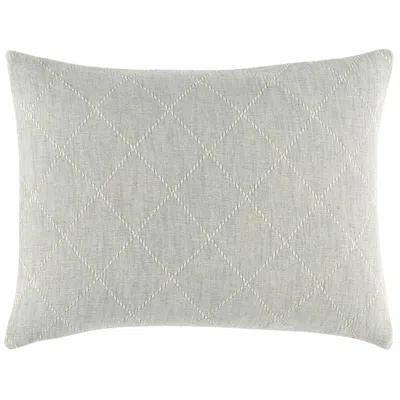 Annie Selke Tilden Natural/grey Matelasse Sham - Standard