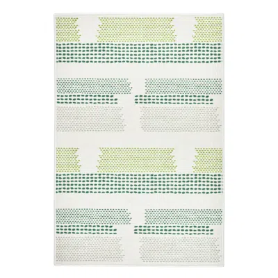 Annie Selke Tread Lightly Green Machine Washable Rug - 5x8
