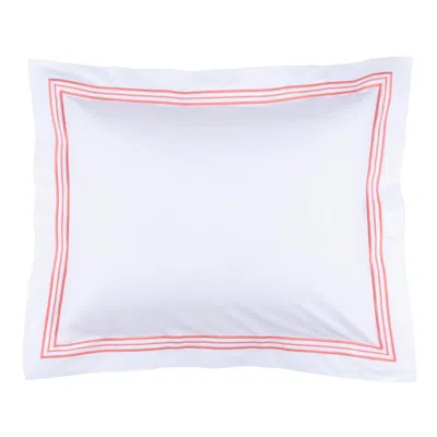 Annie Selke Trio Coral Sham - Standard In White