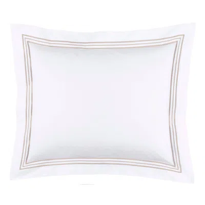 Annie Selke Trio Pearl Grey Sham - King In White