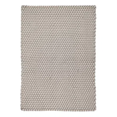 Annie Selke Two-tone Rope Platinum/ivory Handwoven Indoor/outdoor Rug - Runner-2.5x8 In Gray