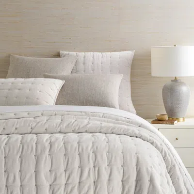 Annie Selke Vienna Velvet Grey Quilt - Full/queen In Gray