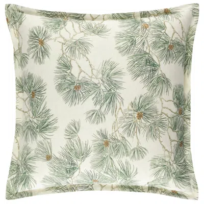 Annie Selke Vintage Pine Boughs Natural Sham In Brown
