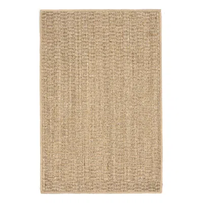 Annie Selke Wicker Natural Woven Sisal Custom Rug In Brown