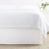 Annie Selke Wilton Bed Skirt, Full/queen In White