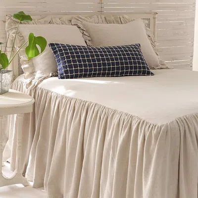 Annie Selke Wilton Bedspread, Queen In Brown