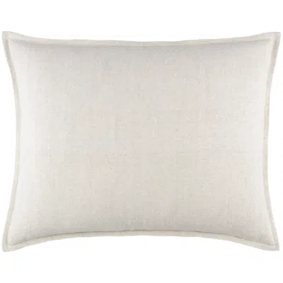Annie Selke Wilton Natural Sham - Dutch Euro In Brown