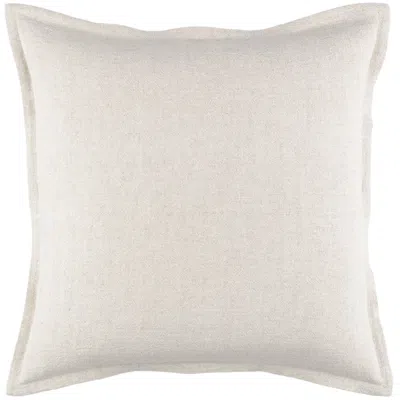 Annie Selke Wilton Natural Sham - Euro In Brown