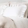 Annie Selke Wilton Ruffle Sham, Euro