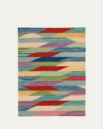 Annie Selke X Kit Kemp Hotline Multi Handwoven Rug, 3' X 5'