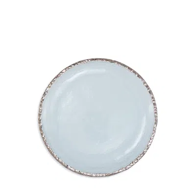 Annieglass Edgey Salad Plate In Platinum