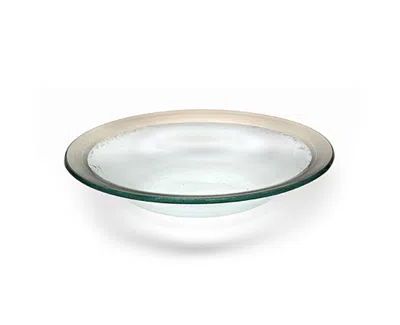 Annieglass Roman Antique 9 Deep Bowl In Transparent