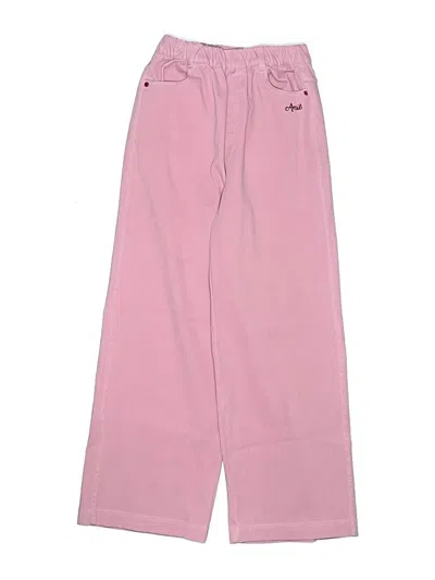 Pre-owned Anniel Kids' Jeans In Pink