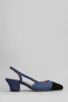 Anniel Pumps In Blue Denim In Blue
