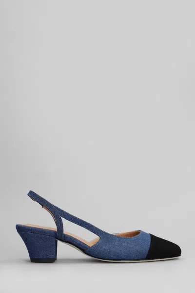 ANNIEL PUMPS IN BLUE DENIM