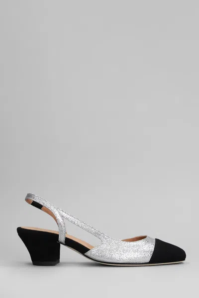 ANNIEL PUMPS IN SILVER GLITTER