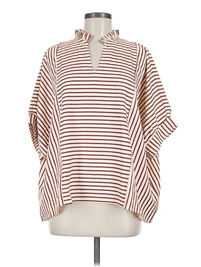 Pre-owned Anniewear 3/4 Sleeve Blouse In White