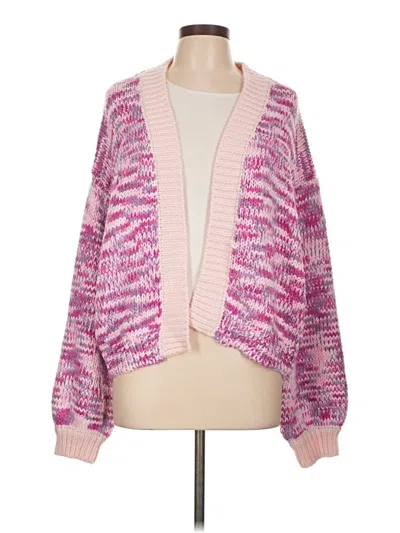 Pre-owned Anniewear Cardigan Sweater In Pink