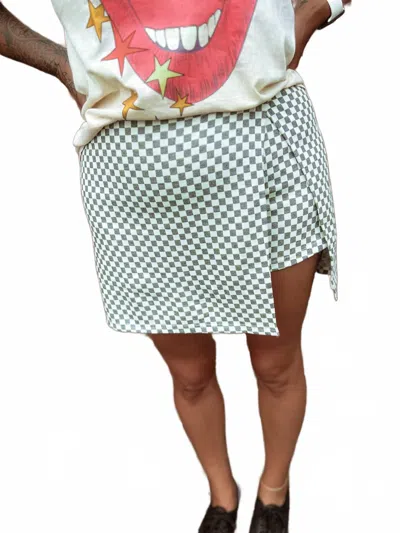 Anniewear Estelle Skort In Grey In Multi