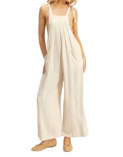 Anniewear Paint The Sky Jumpsuit In Oat In Neutral