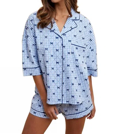Anniewear Rainy Day Pajamas In Blue
