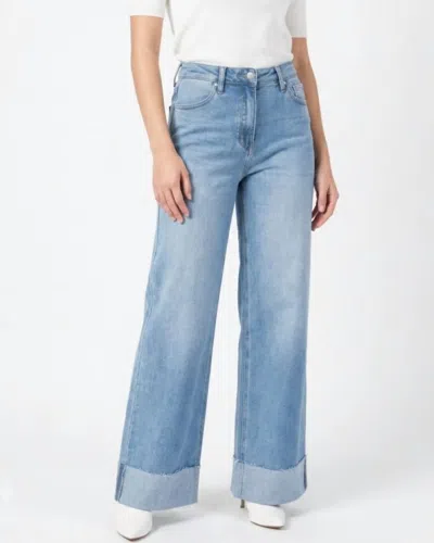 Anniewear Ring Leader Straight Leg Jeans In Blue