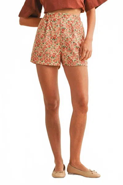 Anniewear Rosey Corduroy Shorts In Pink In Multi