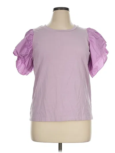 Pre-owned Anniewear Short Sleeve T-shirt In Purple