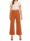 Anniewear Stretchy Cropped Jeans In Rust