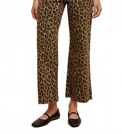 Anniewear The Lea High Rise Jeans In Leopard In Brown