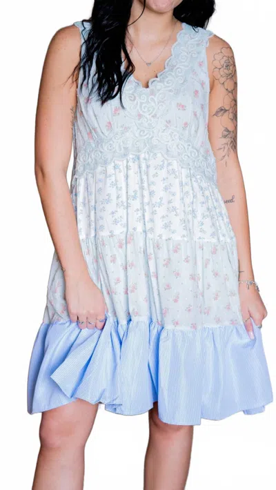 Anniewear The Love Shack Dress In Blue