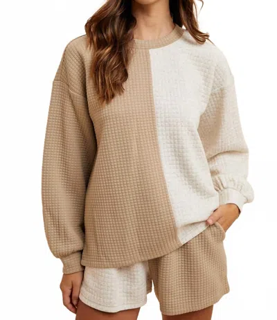 Anniewear Women's Lounge Set In Cream Sugar In Multi