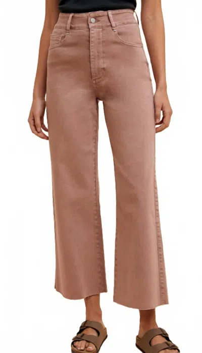 Anniewear Women's Rose Jeans In Beige In Pink