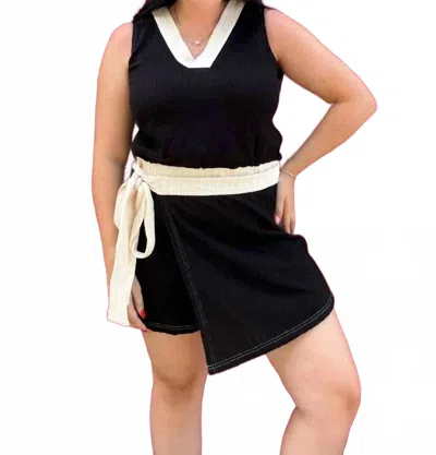 Anniewear Women's Textured Romper In Black