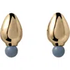 Annika Inez Bulbous Drop Earrings In Gold