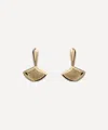 Annika Inez Gold-plated Small Fan Drop Earrings