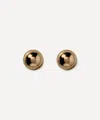 Annika Inez Gold-plated Sterling Silver Small Hemisphere Earrings