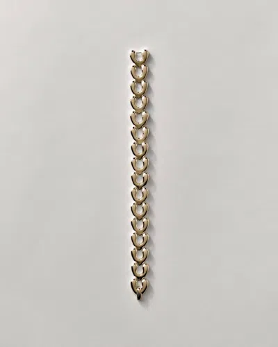 Annika Inez Heart Link Bracelet In Gold