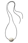 Annika Inez Large Stone Ellipse Necklace