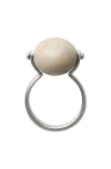 Annika Inez Large Stone Ellipse Ring