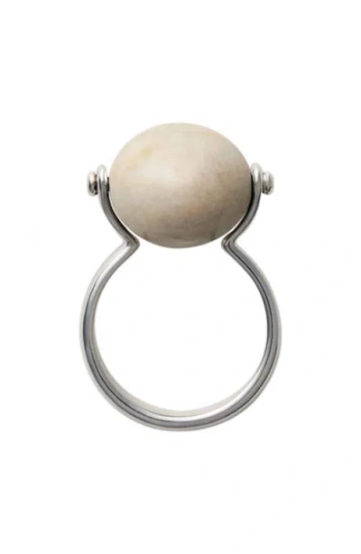 Annika Inez Semiprecious Stong Ellipse Ring